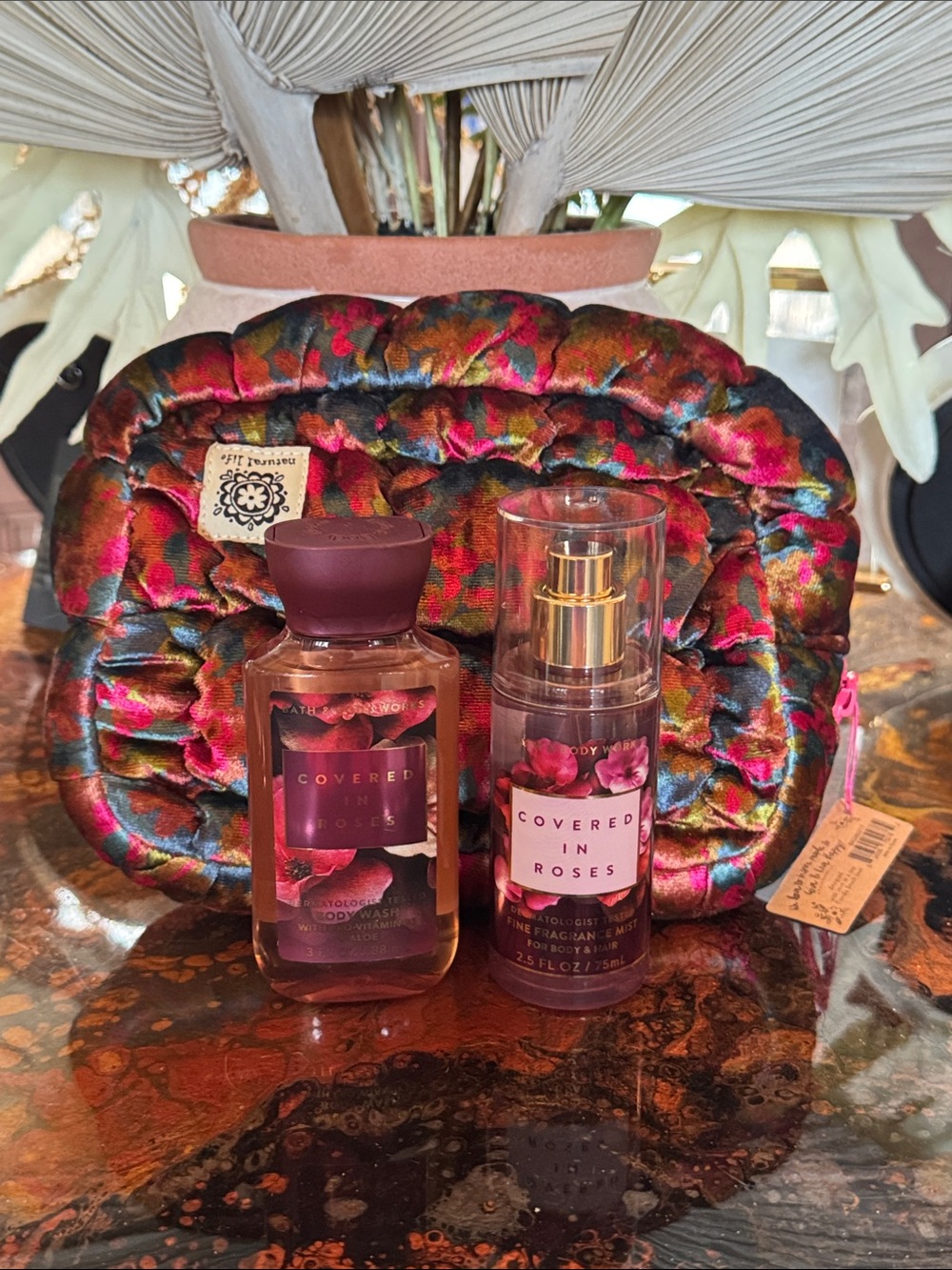 Natural Life Cosmetic Bath & Body Works Covered in Roses Duo